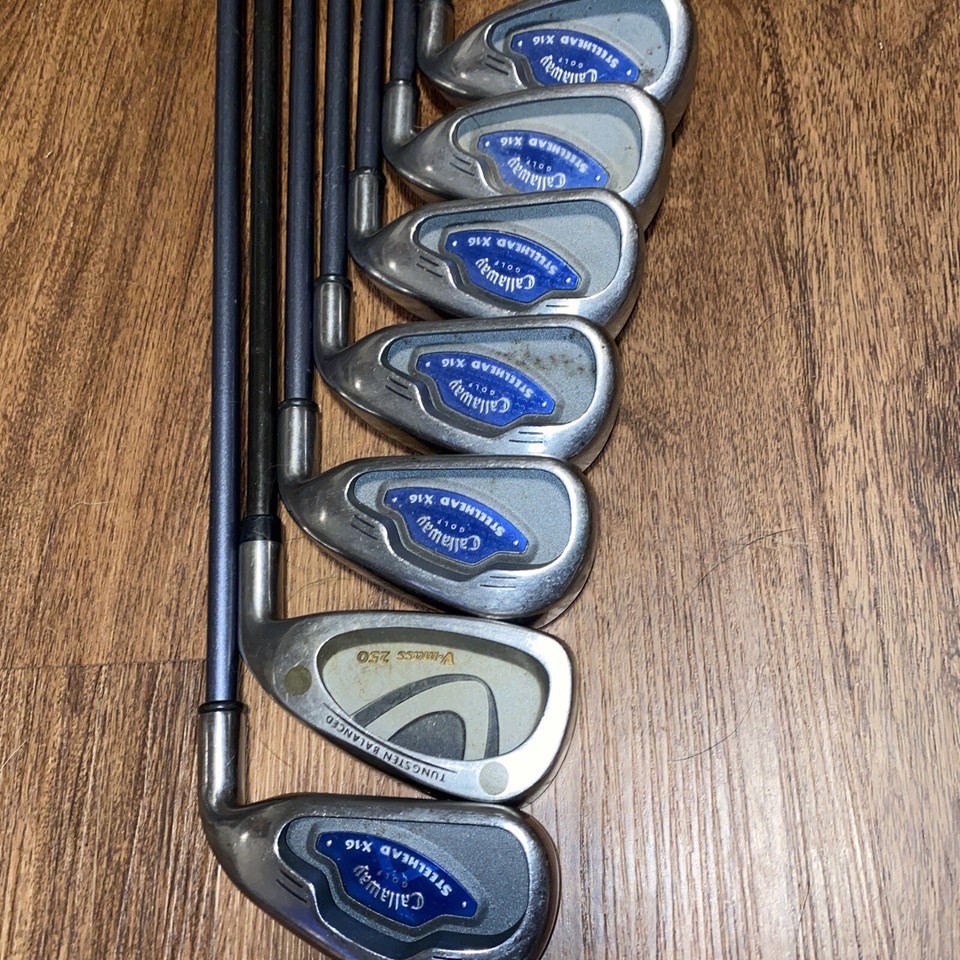 Men's Right Handed Complete Golf Club Set Taylormade Driver Callaway