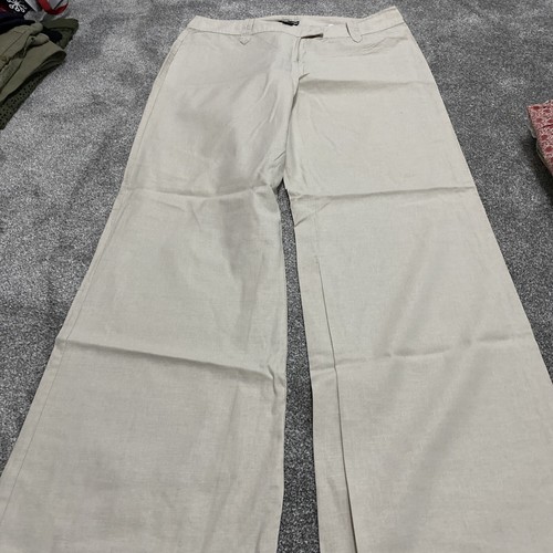 ladies Linen trousers size 14 | eBay