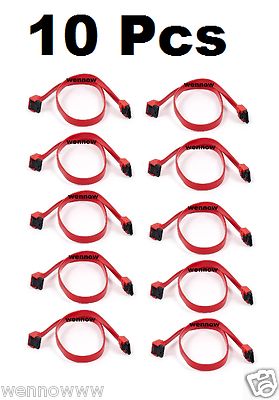 10x 18'' SATA 3.0 Cable SATA3 III 6GB/s Right Angle 90 Degree for HDD Hard Drive 