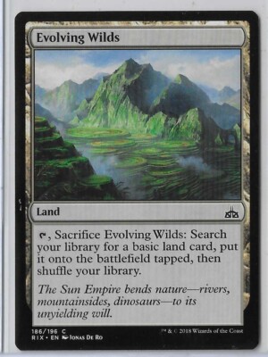 MTG Evolving Wilds Rivals of Ixalan (RIX) Common Magic Card #186/196  Unplayed | eBay