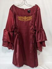House Of The Dragon Rhaenyra Targaryen Cosplay Bell Sleeve Dress Costume Sz 1