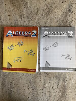 Algebra 2 A Beka Book Solution Key and Test/Quiz Key Set