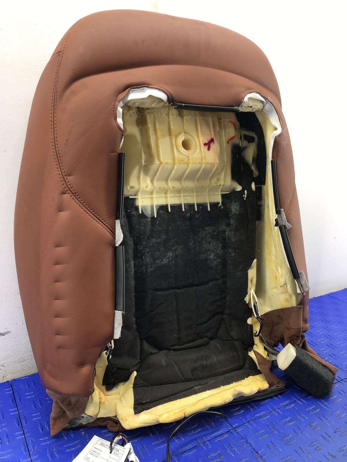 2017-2021 MASERATI QUATTROPORTE FRONT LEFT UPPER HEATED SEAT CUSHION BROWN OEM