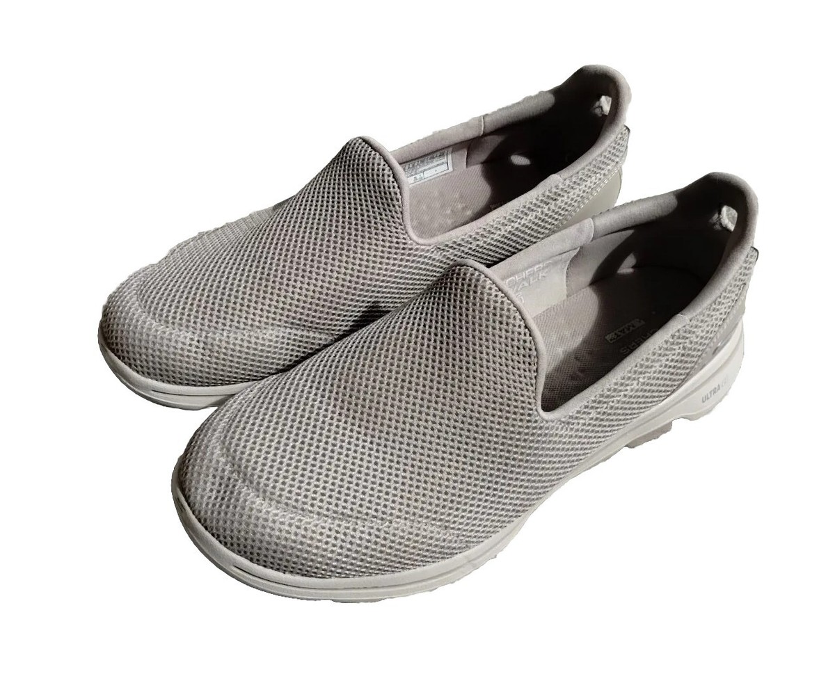 Skechers Womens Ultra- Go Walk 5- Taupe Sneakers Shoes M Medium (B,M)