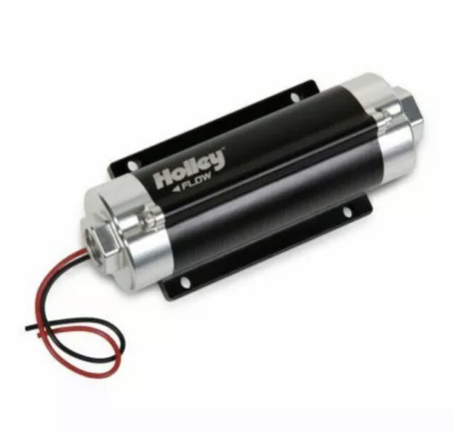 Holley 12600 65 GPH HP Inline Fuel Pump Street/Strip Carb or EFI Apps