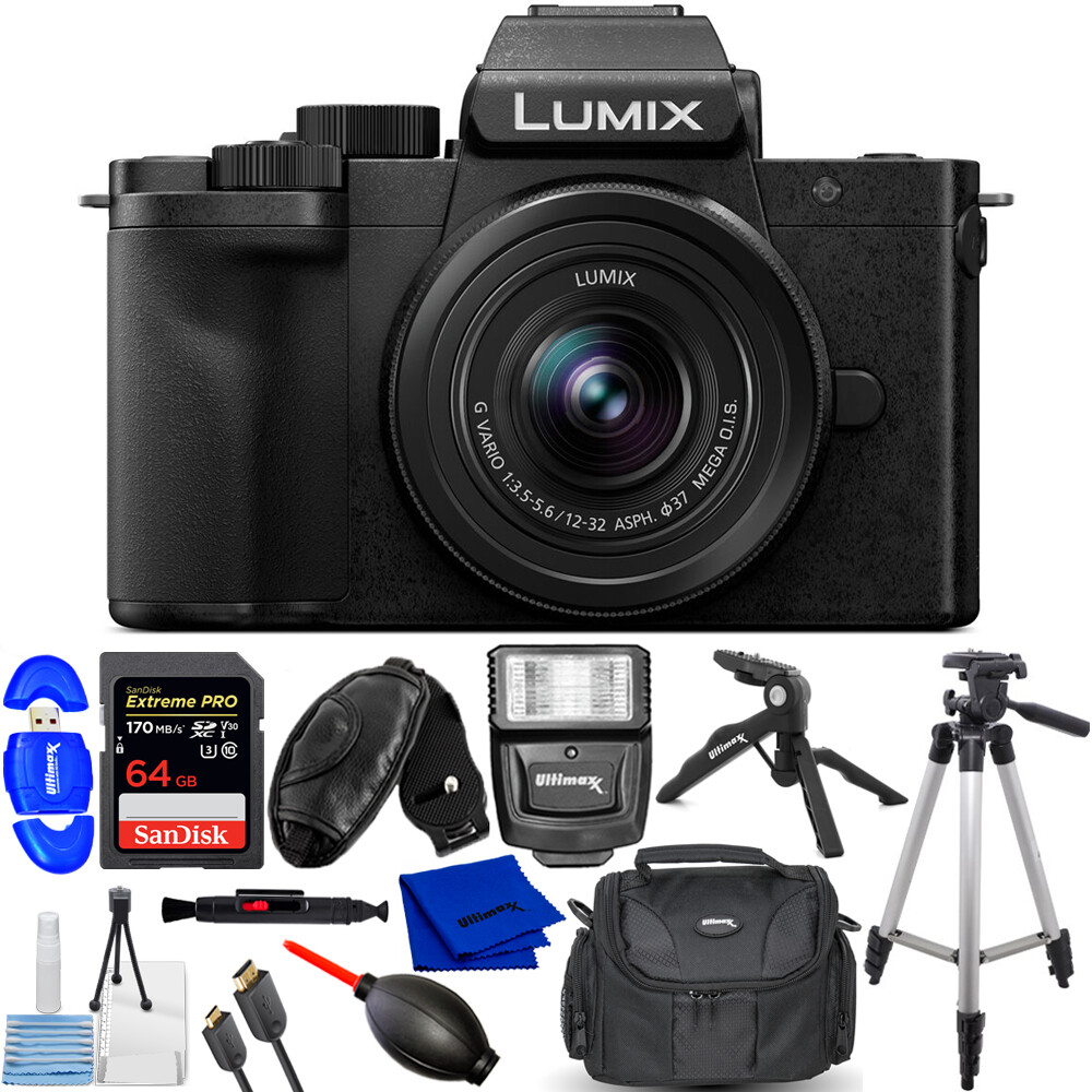 Panasonic Lumix G100 Mirrorless Camera with 12-32mm Lens DC Panasonic Lumix G100 Mirrorless Camera with 12-32mm Lens DC