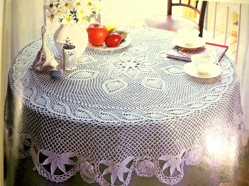 Magic Crochet # 104 Patterns Magazine October 1996 Doilies Afghans Bedspread + - Picture 11 of 20