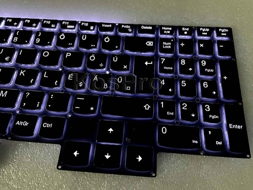 Hungarian Keyboard for Lenovo Legion 5P-15ARH05 5P-15ARH05H 5P-15IMH05H Backlit - Afbeelding 5 van 9