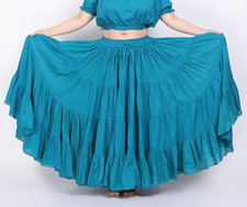 Wevez Belly Dancing Cotton Skirts British Indian 25 Yard Tribal