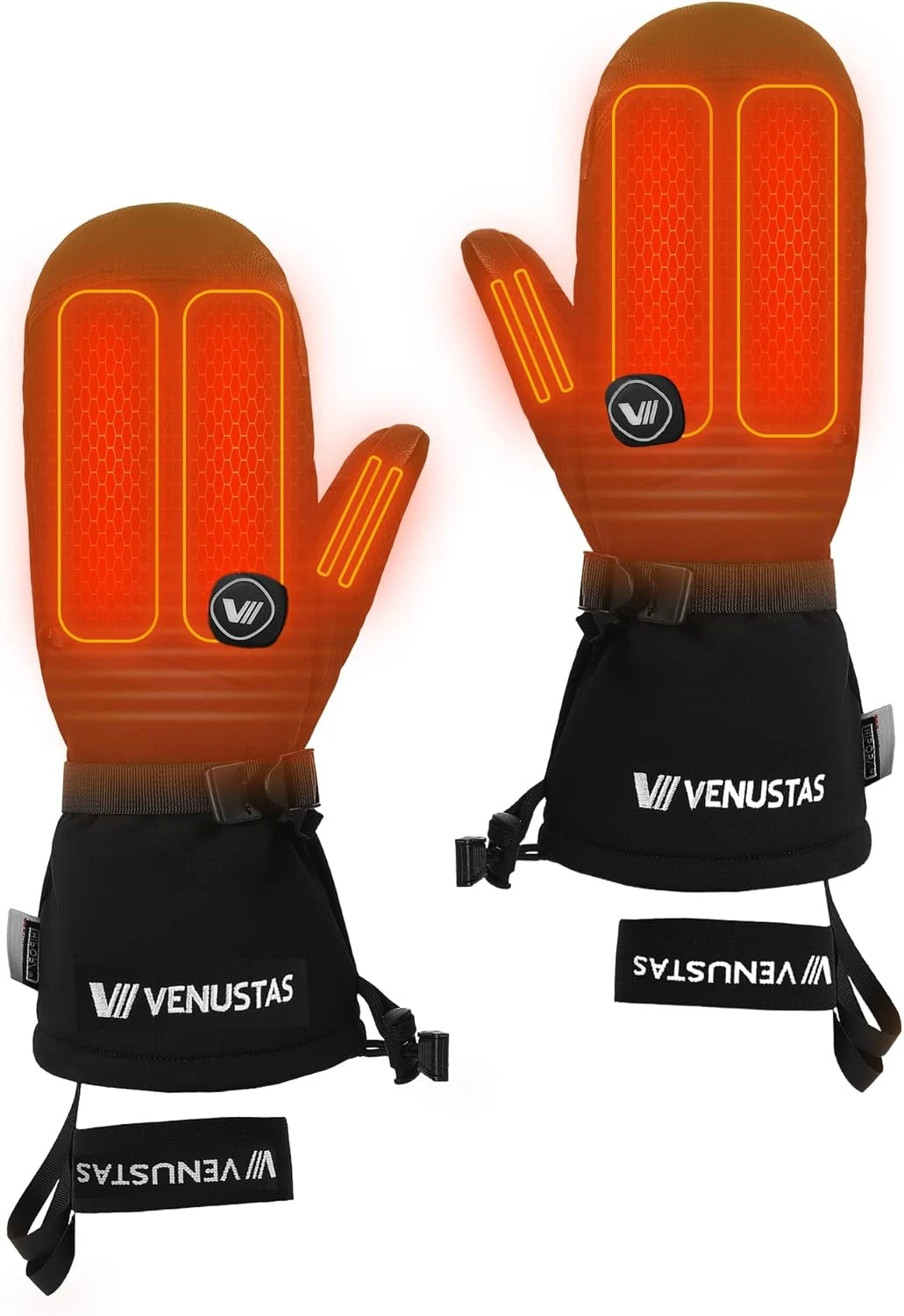 Heated Waterproof Ski Gloves for Men & Women - 14H Battery Mittens