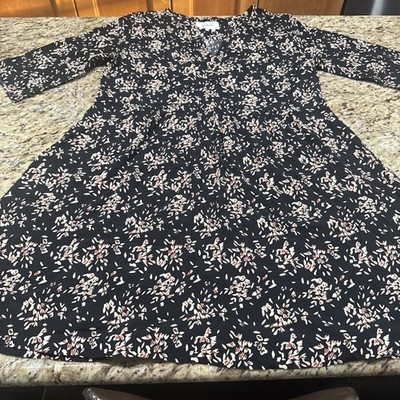 Ba&Sh May Floral Print Lady Dress Size Medium V-Neck Dress Cute Nice Cpix