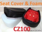 Honda CZ100 New Seat Cover & Foam  C Z100 Monkey Bike Seat Cover & Foam.