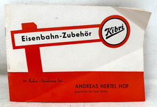 Kibri Eisenbahn Zubeh&ouml;r Katalog ORIGINAL 1955