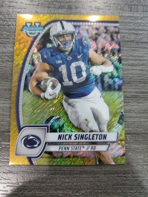 Nick Singleton Gold Shimmer Refractor /50 2024 Bowman U Chrome Penn State