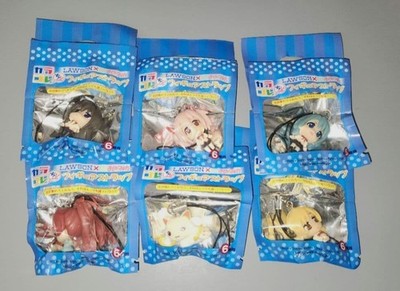 Puella Magi Madoka Magica figure strap key chain set of 6 Homura Japan m681