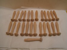 3-1/2 OAK Wood Shaker Pegs 25 pcs. 