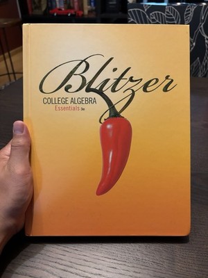 Blitzer: College Algebra Essentials, Third Edition (3e)'' by Robert Blitzer