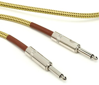 D'Addario PW-BG-20TW Braided Instrument Cable - 20' Tweed