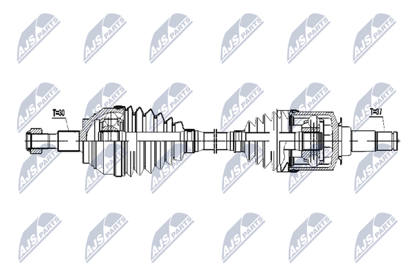 Nty Antriebswelle NPW-ME-055 FüR MERCEDES-BENZ-image