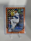2025 Bowman Chrome - Prospect Roki Sasaki #12 Orange Geometric /25 (AU, RC)