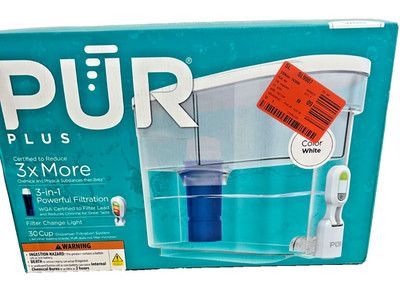 PUR PLUS 3X More 3 In 1 Power Filtration.30cup. Brand New in Box