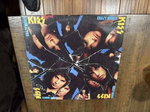 KISS - Crazy Nights Vinyl Record 1987 LP - Mercury Records