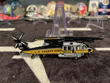 Los Angeles County Fire Helicopter Firehawk challenge coin