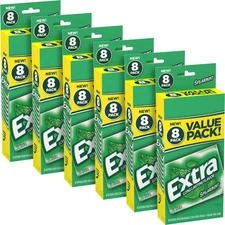 Extra Spearmint Chewing Gum 15 Count Pack Sugar Free 48 Individual Pieces