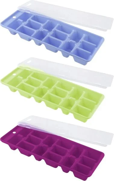 Fackelmann Eiswürfelformer RIO PARTY mit Deckel 25 x 10 cm