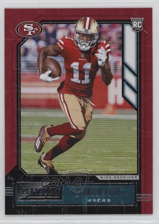 2020 Panini Playbook Rookies Brandon Aiyuk #119 Rookie RC 1hj8