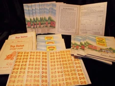 LOT of 23 VINTAGE TOP VALUE S&H STAMPS & SAVER BOOKS 1966 10 NEW UNUSED BOOKS