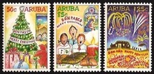 Aruba 2004 MNH 3v, Christmas, Firework, Candles, Music, Singers