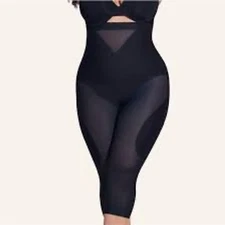 Women's Honeylove Black SculptWave Capri Shapewear XL