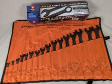 Neiko 16-piece Sae Combination Wrench Set Model 03574a Raised Panel Black Oxide