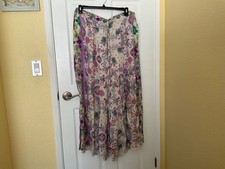 Johnny Was Violetta Printed Pant Women's XL NWT