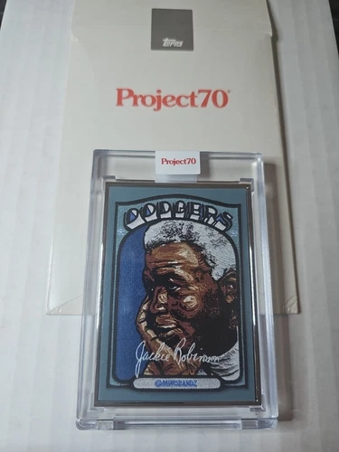 2021 Topps Project 70 Jackie Robinson By Mimsbandz Artist Proof #36/51 Dodgers