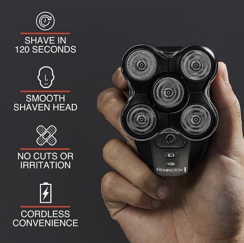 Remington Balder Pro Head Shaver 5X Dual Track Cutting Heads Skin Close Shave - Picture 3 of 9