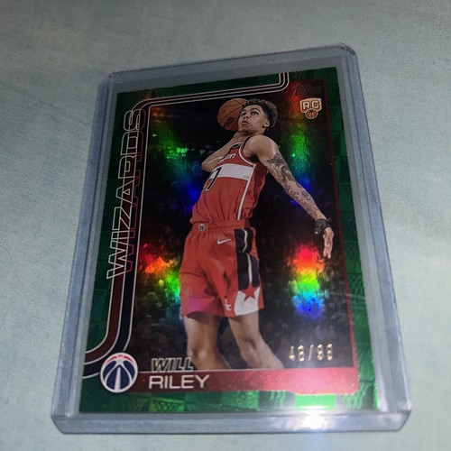 2025-26 Topps Basketball WILL RILEY RC Season Tip Off Green Foilboard