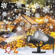 Christmas Snowflake Projector Lights LL-050 White Light TRI-light