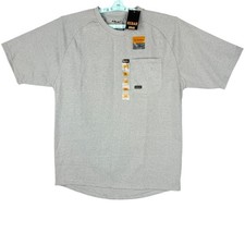 Ariat Rebar Men's Short Sleeve Crew Neck Grey Heather T-Shirt Size 2XL NWT