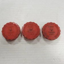 Vintage 6 Volt Battery Caps 1940 1950's Chevrolet Ford MoPar - Hot Rod / Rat Rod
