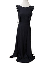 NEW Ted Baker London ARDENIA Waterfall Ruffle Maxi DressLong Dress - Navy 395
