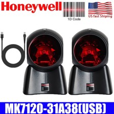 2PCS Honeywell Orbit MK7120-31A38 Omnidirectional Laser Barcode Scanner USB Kit