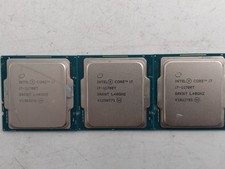 LOT OF 3 INTEL CORE i7-11700 SRKNT PROCESSORS PR885 