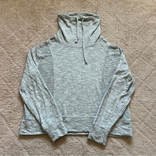 Athleta Cowl Neck Sweatshirt Sporty Athleisure Outdoor Hiking Preppy Size M