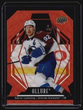 2022-23 Upper Deck Allure #27 Gabriel Landeskog Orange Slice