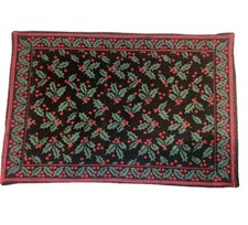 Holly And Berries Placemats Set Of 4 Christmas