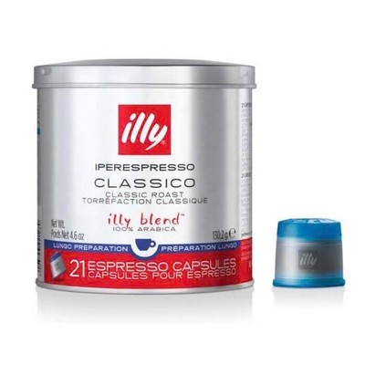 Illy IperEspresso Lungo Coffee Pods In Discontinued 21 Capsule Tins