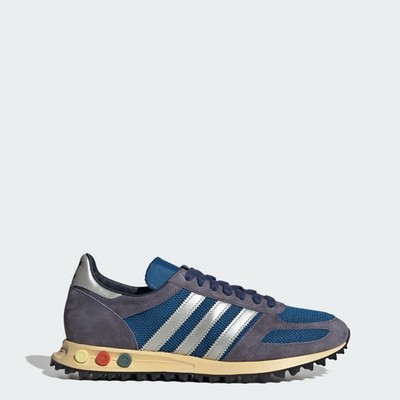 adidas gazelle silver green womens Blue adidas Originals Made in USA LA Trainer