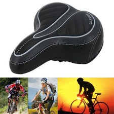 Bike Bicycle Gel Cruiser Cushion Pad Saddle Seat Extra Comfort Wide Big Bum